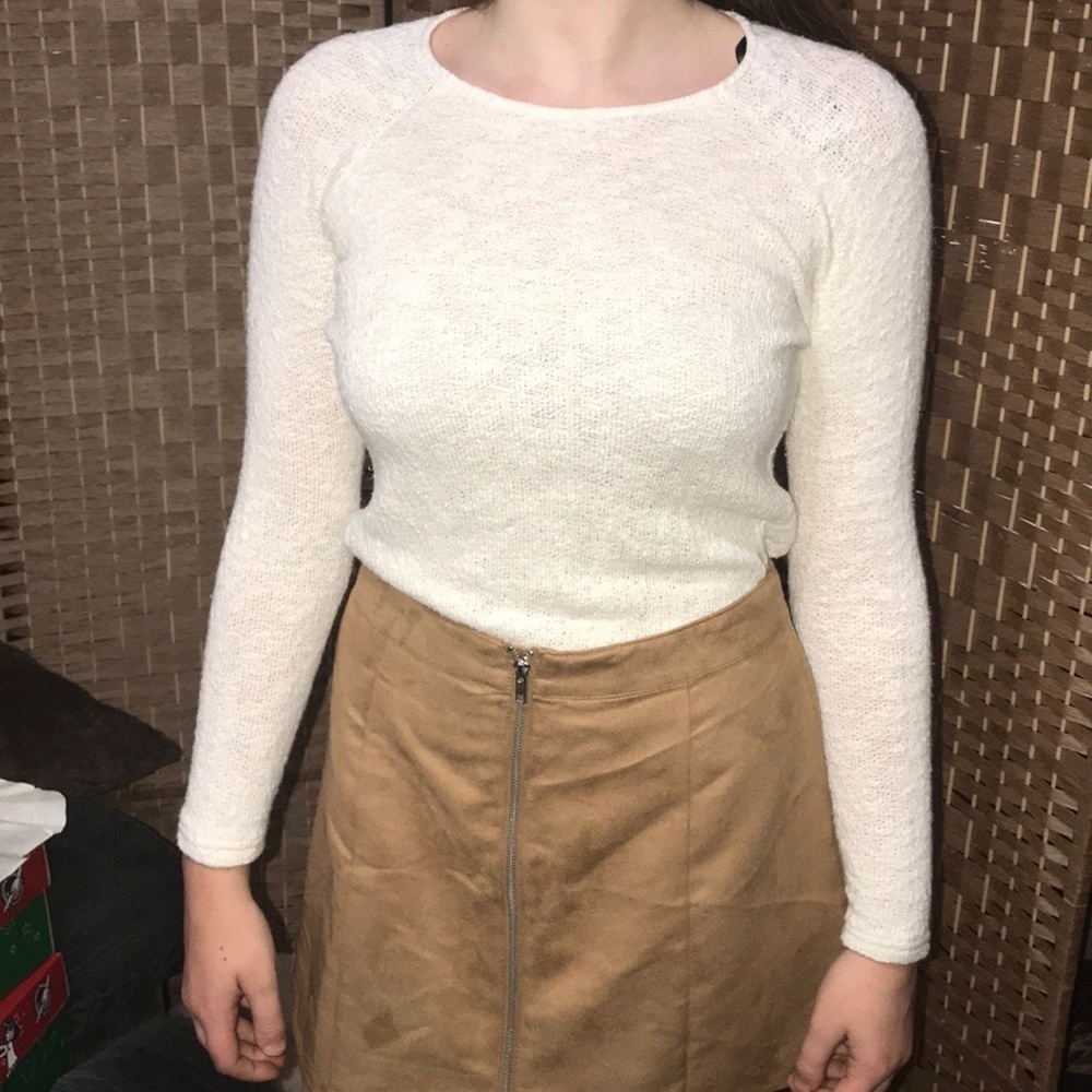Forever 21 Sweater Off-White Small